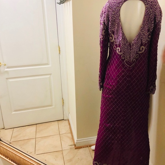 Evening gorgeous, beaded dress - Picture 2 of 8